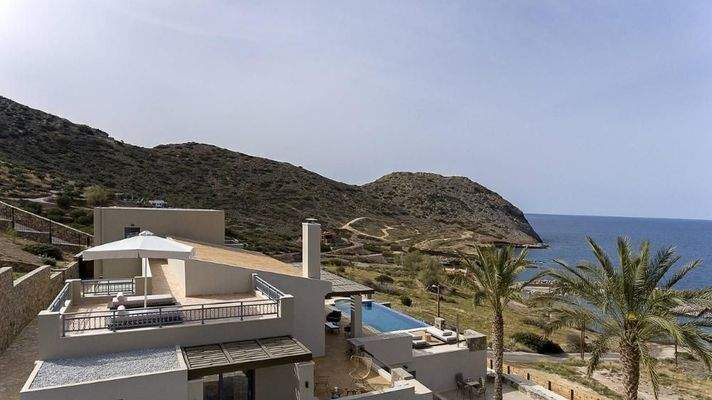 Kreta, Mochlos: Traumhafte Luxusvilla in einer ruhigen Bucht zum Verkauf