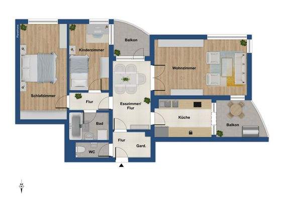 Grundriss - 4. Obergeschoss