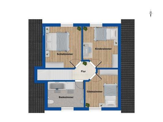 Grundriss Dachgeschoss