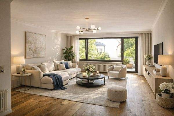 Wohnzimmer illustriert