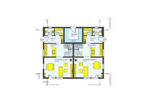 Cleveres Doppelhaus-Design