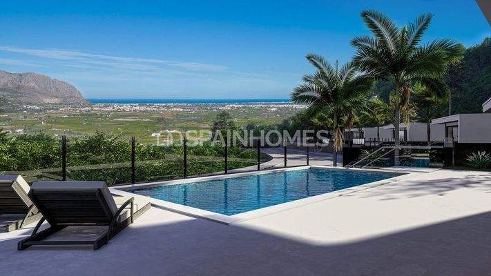 Sea View Villas with Pools in Alicante Monte Solana