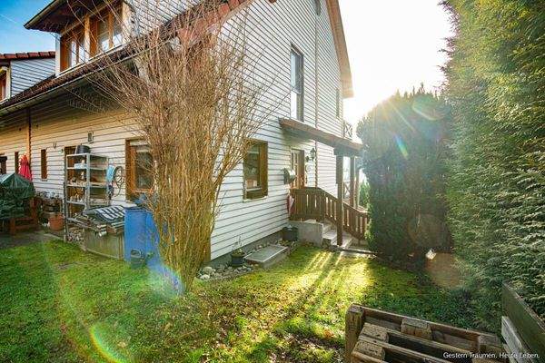 Garten hinter dem Haus