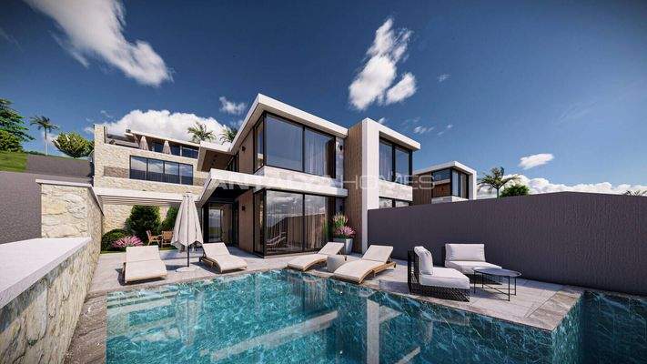 Investment 2+1, 4+1 and 5+1 Villas in Kas Kalkan Center