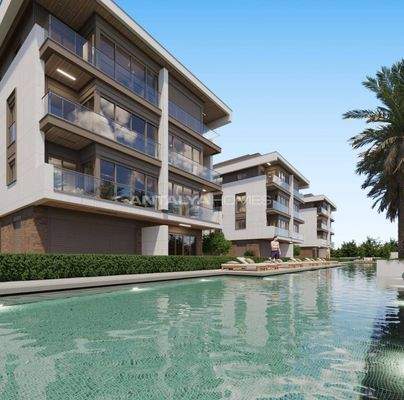 Mountain View Apartments with Communal Pool in Antalya Konyaalti