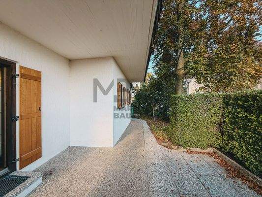 Geschützte Terrasse Erdgeschoss - terrazza protetta piano terra