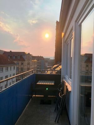 Abendhimmel vom Balkon