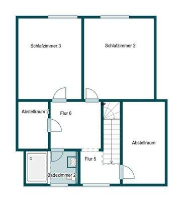 Grundriss Skizze 2.OG