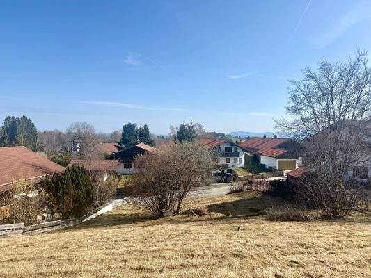 Das Grundstück Richtung Osten