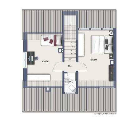 Grundriss vom Dachgeschoss