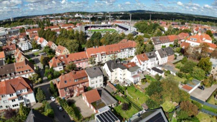 Luftaufnahme Kreuzenstraße