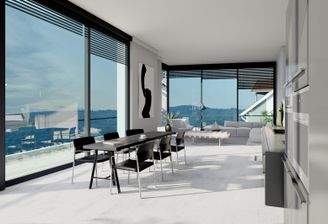 Penthouse Essen Ausblick