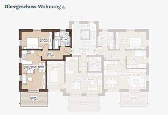 Grundriss Haus 1 Whg. 4