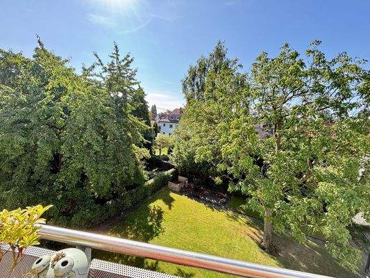 Blick in den Gemeinschaftsgarten