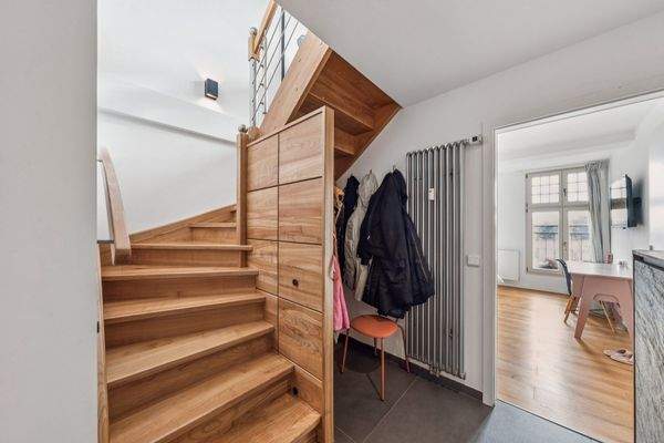 Treppe zum Penthouse