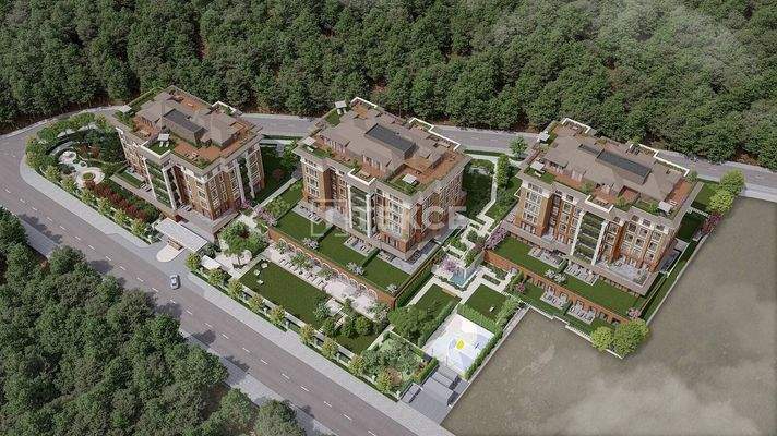 Flats in a Forest-View Complex in Göktürk Eyüpsultan