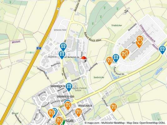 Geolyzer Kartenausschnitt