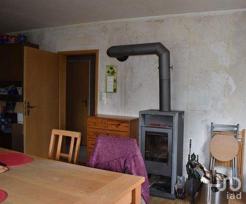 Wohnessbereich mit Kamin