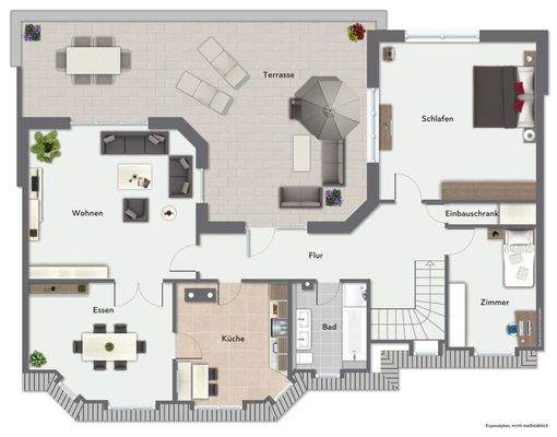 Grundriss Obergeschoss 