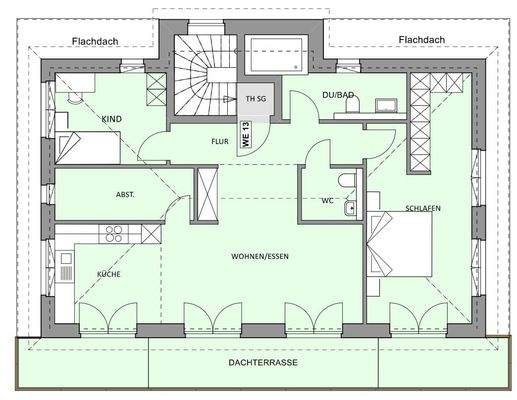 Neubau Staffelgeschoß