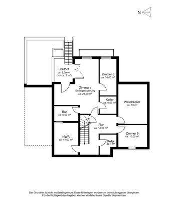 Grundriss Kellergeschoss