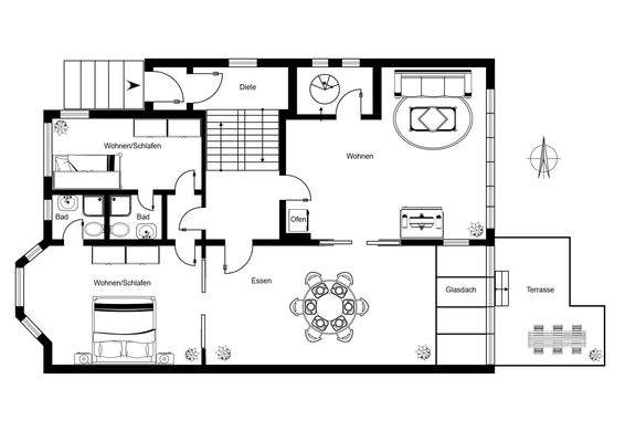 Grundriss Erdgeschoss