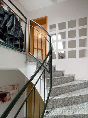 Treppenaufgang zur Wohnung