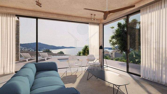 Moderne Eleganz mit Meerblick