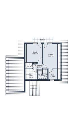 Grundriss Dachgeschoss