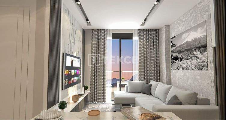 City-View Flats in a Two Block Complex in Alanya, Turkey