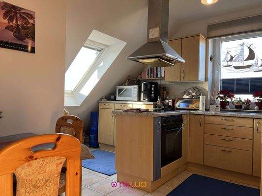 Geräumig und viel Platz: die Küche