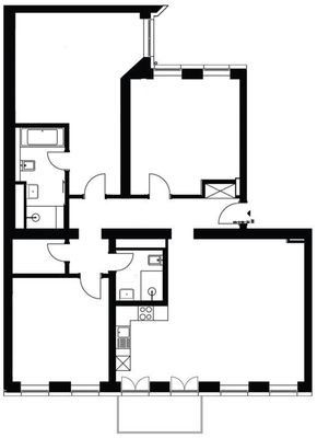 Grundriss - 4-Zimmer-WE