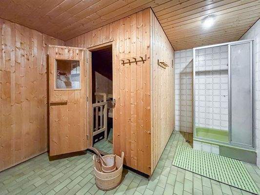 Sauna im UG