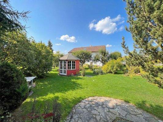 Blick in den schönen Garten