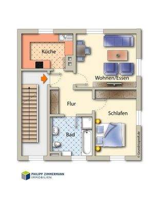 Hinterhaus Obergeschoss