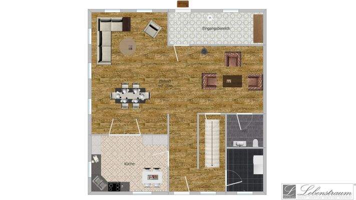 Variante-Grundriss. (nicht maßstabsgetreu)