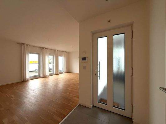 Blick in das Wohnzimmer 