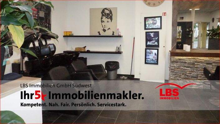 Friseurgeschäft linker Teil