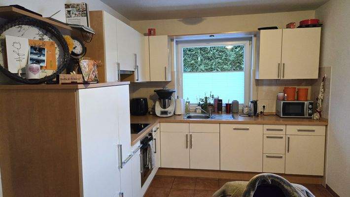 Wohnung Erdgeschoss, Küche mit Essbereich