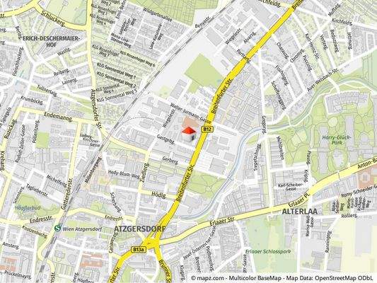 Geolyzer Kartenausschnitt