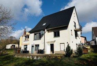 Südostansicht des Hauses (Gartenseite zum Wald)