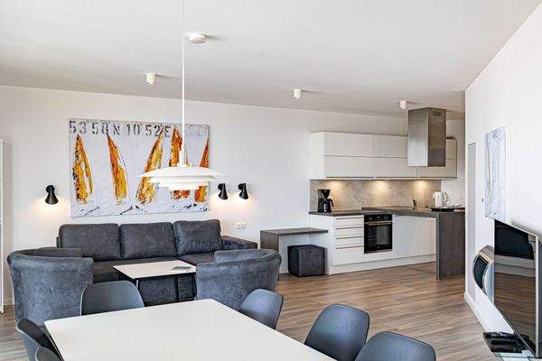 …und direktem Zugang zum offenen Wohnbereich