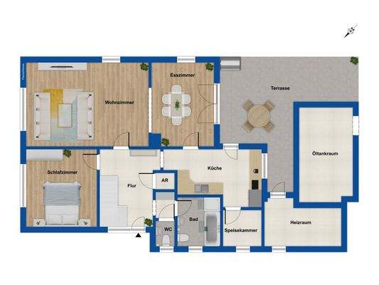 Grundriss Erdgeschoss