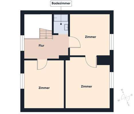 Grundriss ohne Maßstab - OG