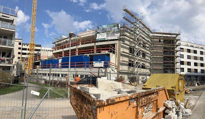 Baustelle März/April 2024