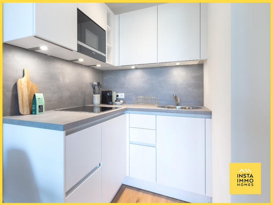 Komfortable moderne Einbauküche