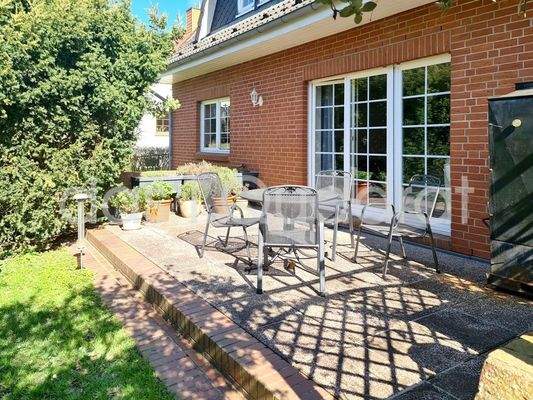 Sonnige Terrasse