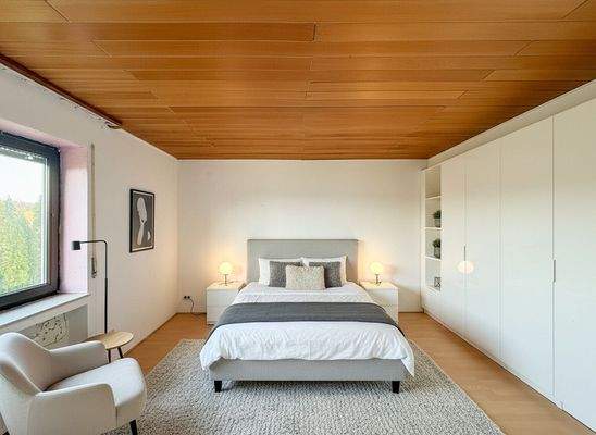 EG Schlafzimmer mit Einrichtungsbeispiel