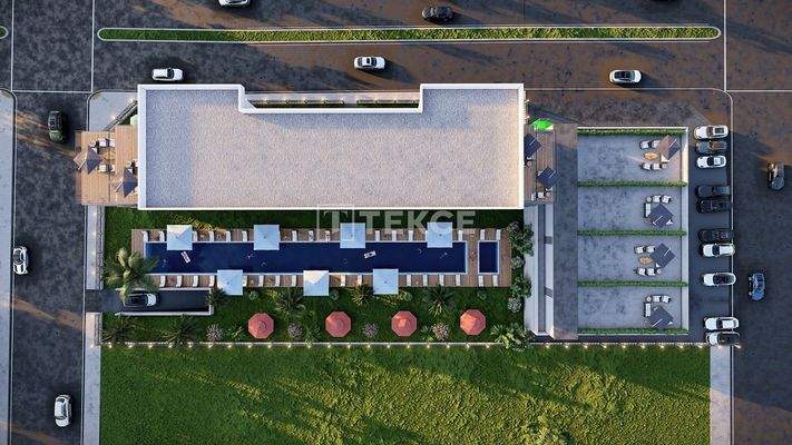 Apartments in a Project Near the Airport in Altıntaş Antalya