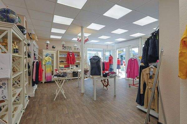 Der Ladenbereich der Gewerbeeinheit 